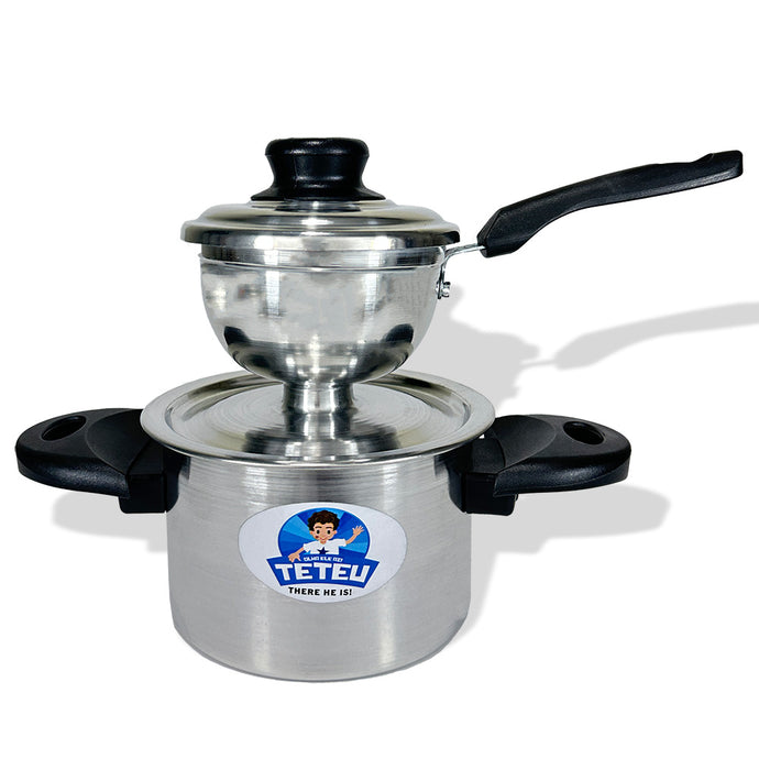 TETEU | Cuscuzeira Nordestina | Couscous Steamer Pot | Pequenas Porções (Small) 12oz