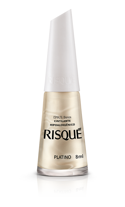 Risque Esmalte Cintilante Platino 8ml