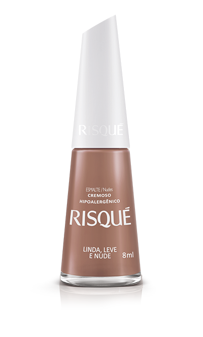 Risque Esmalte Linda Leve e Nude 8ml