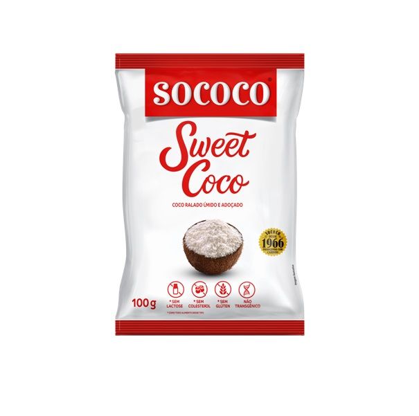 Sococo Coco Ralado Sweet Umido e Adocado 100 gr