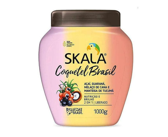 Skala Creme Coquetel Brasil Acai, Melaco de Cana, Guarana e Manteiga de Tucuma 1Kg